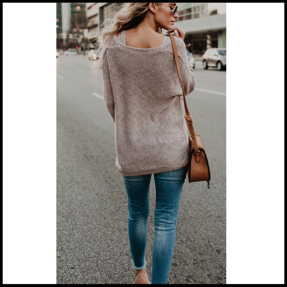 Cross-Over Sweater - Picture 7 of 8